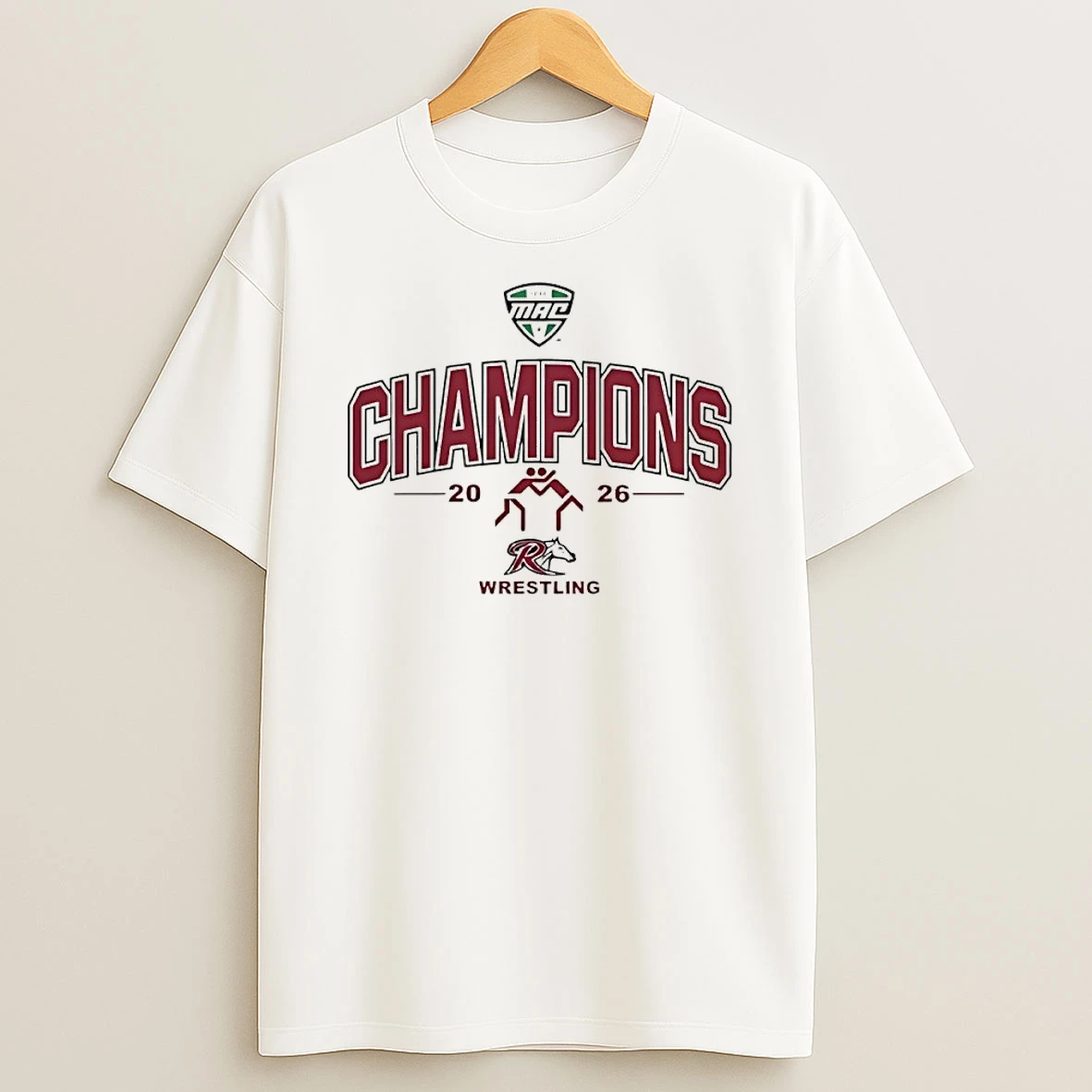 Rider Broncs 2026 Mac Wrestling Champions Shirts