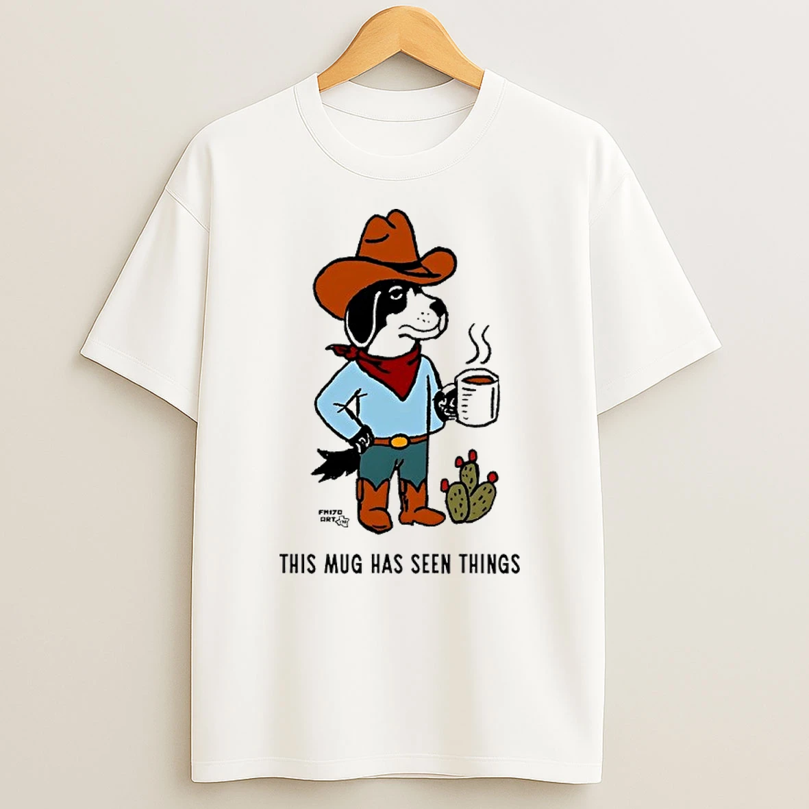 Sam Larson Cowdog Coffee This Has Seen Things Shirts