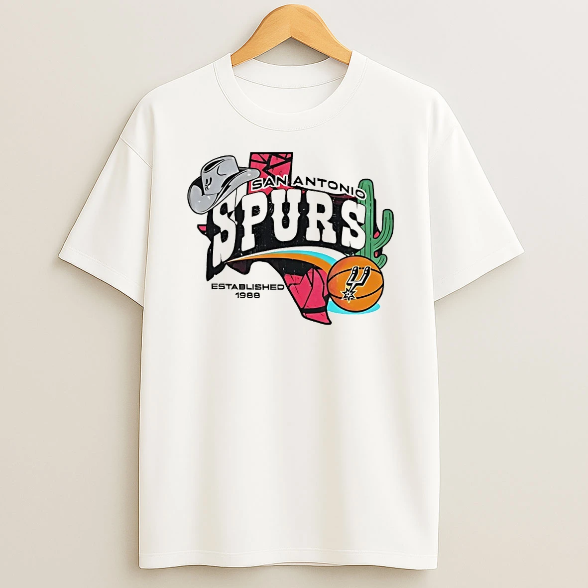 San Antonio Spurs Basketball 2026 Playoffs Texas Call Outs Established 1988 Shirts