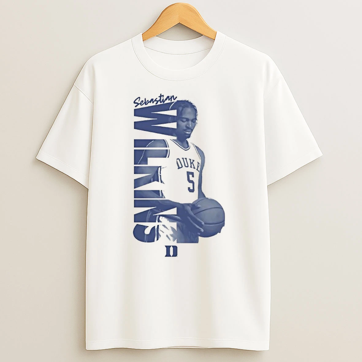 Sebastian Wilkins Duke Mens Basketball Vintage Shirts