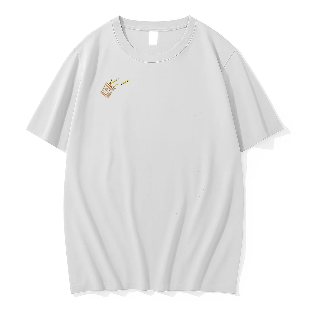 Shark Eating A Burger And Fries Shirts