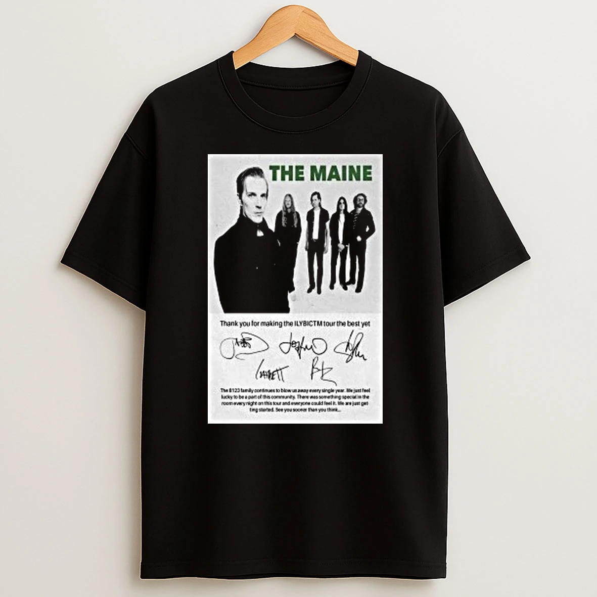 Signed The Maine Tour 2026 Ilybictm Shirts