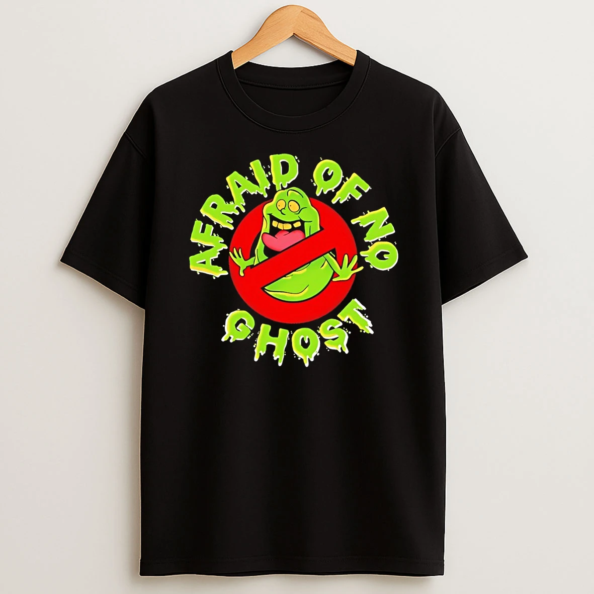 Slimer Ghostbusters Afraid Of No Ghost Shirts
