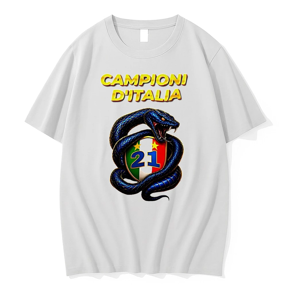 Snake Campioni Ditalia Inter Milan Fc Champions 21 Serie A Logo 2026 Shirts