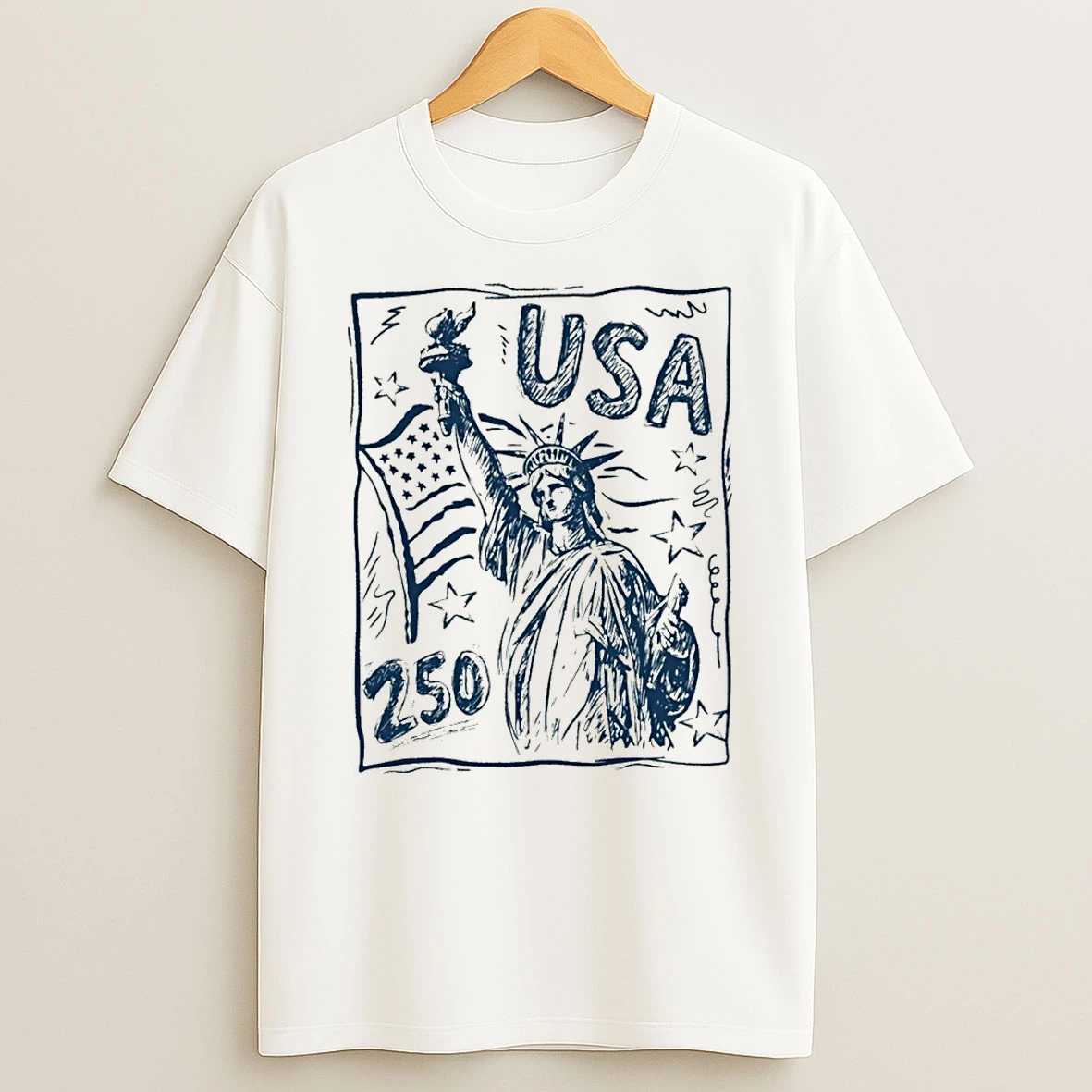 Statue Of Liberty Usa 250 Vintage America Shirts