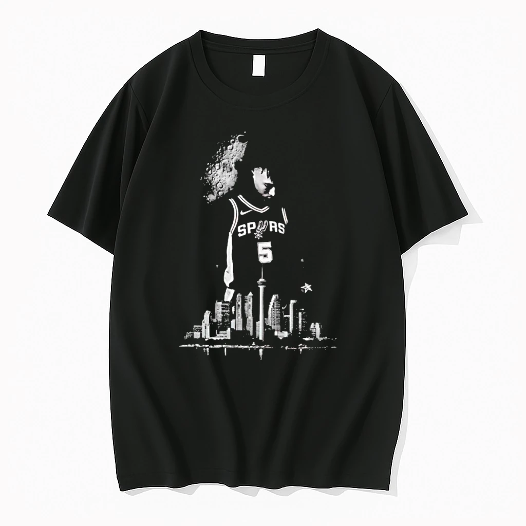 Stephon Castle Spurs San Antonio Skyline Basketball Cityscape Shirts