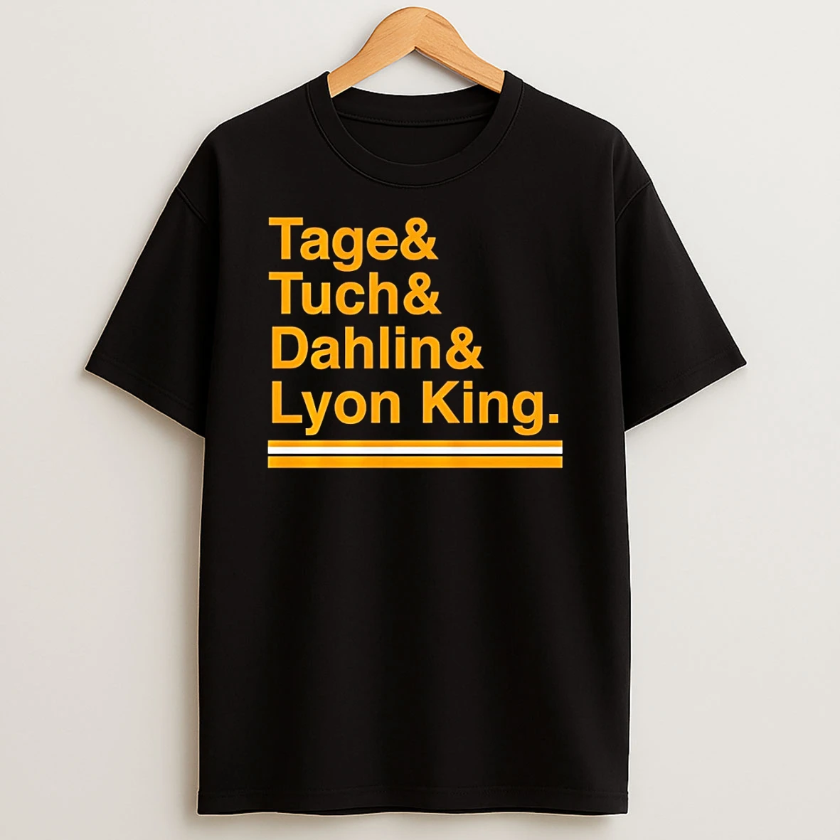 Tage Tuch Dahlin Lyon King Buffalo Sabres Hockey Shirts