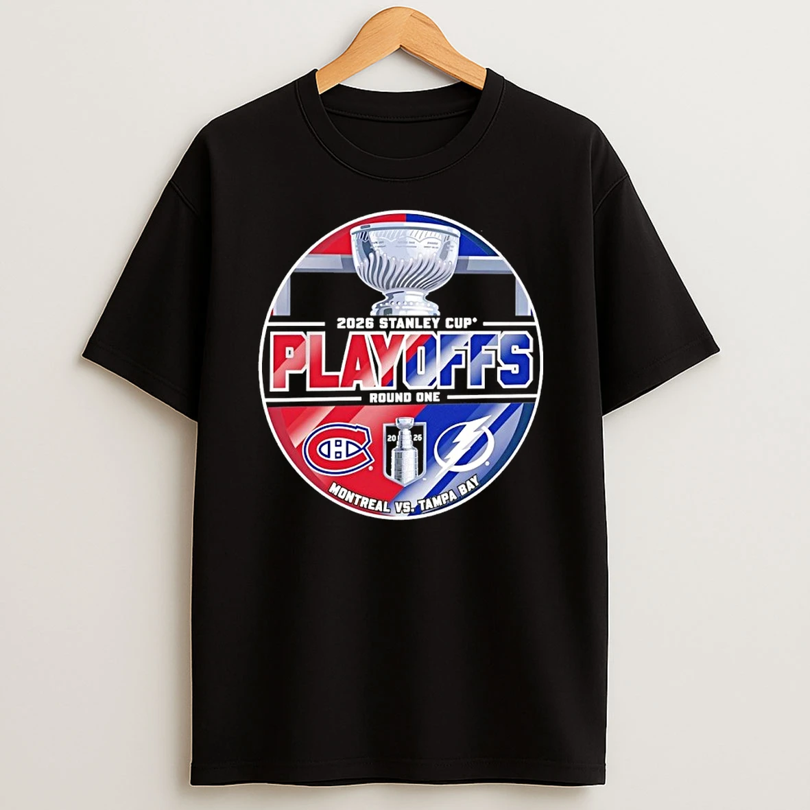 Tampa Bay Lightning Vs Montreal Canadiens 2026 Stanley Cup Playoffs Round 1 Shirts