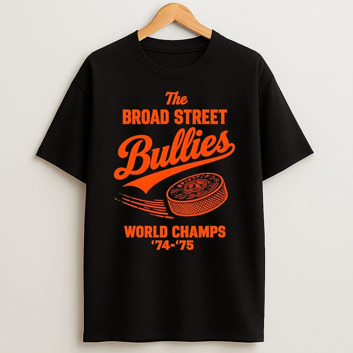 The Broad Street Bullies Philadelphia Flyers Hockey World Champs 74 75 Shirts