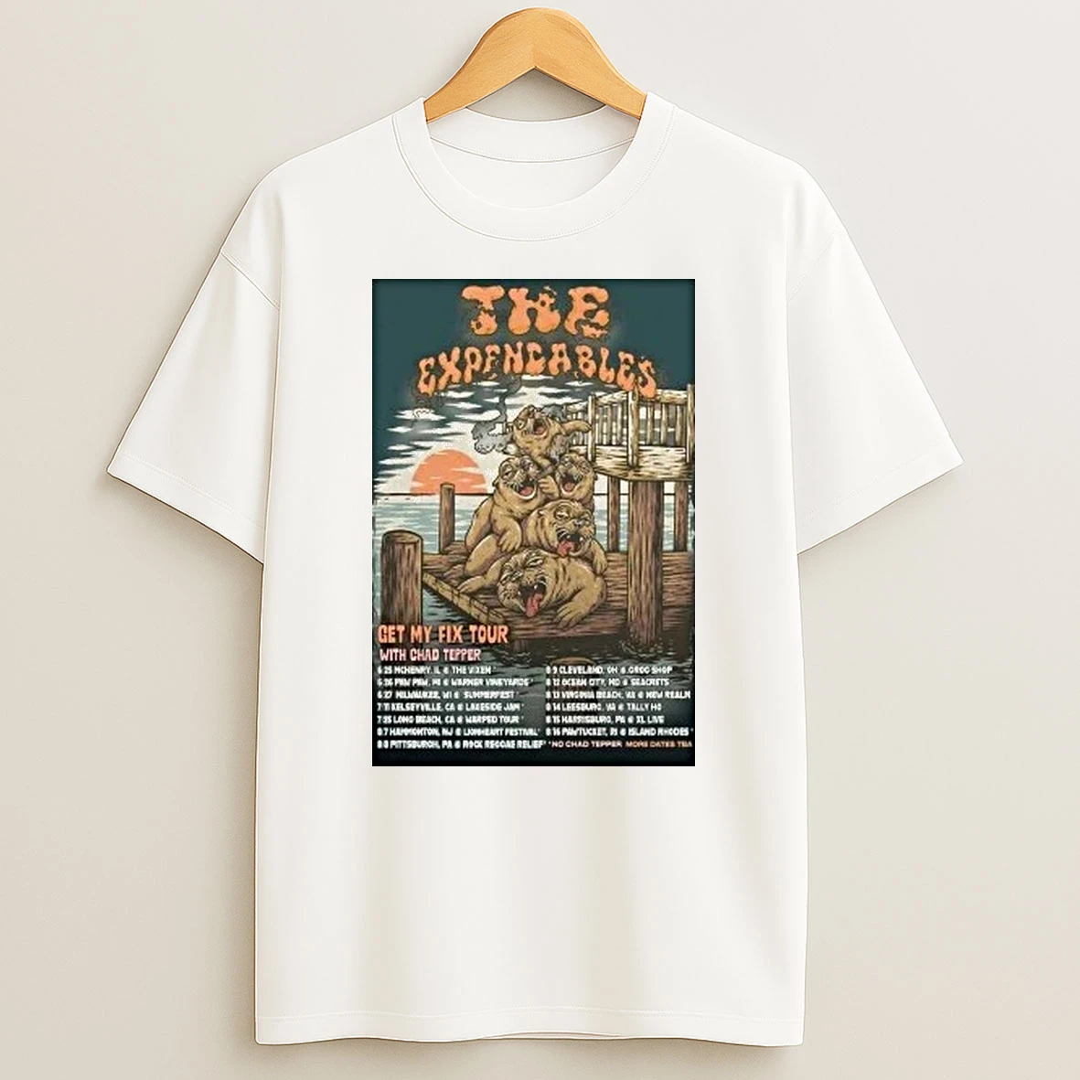 The Expendables Get My Fix Tour 26 Shirts