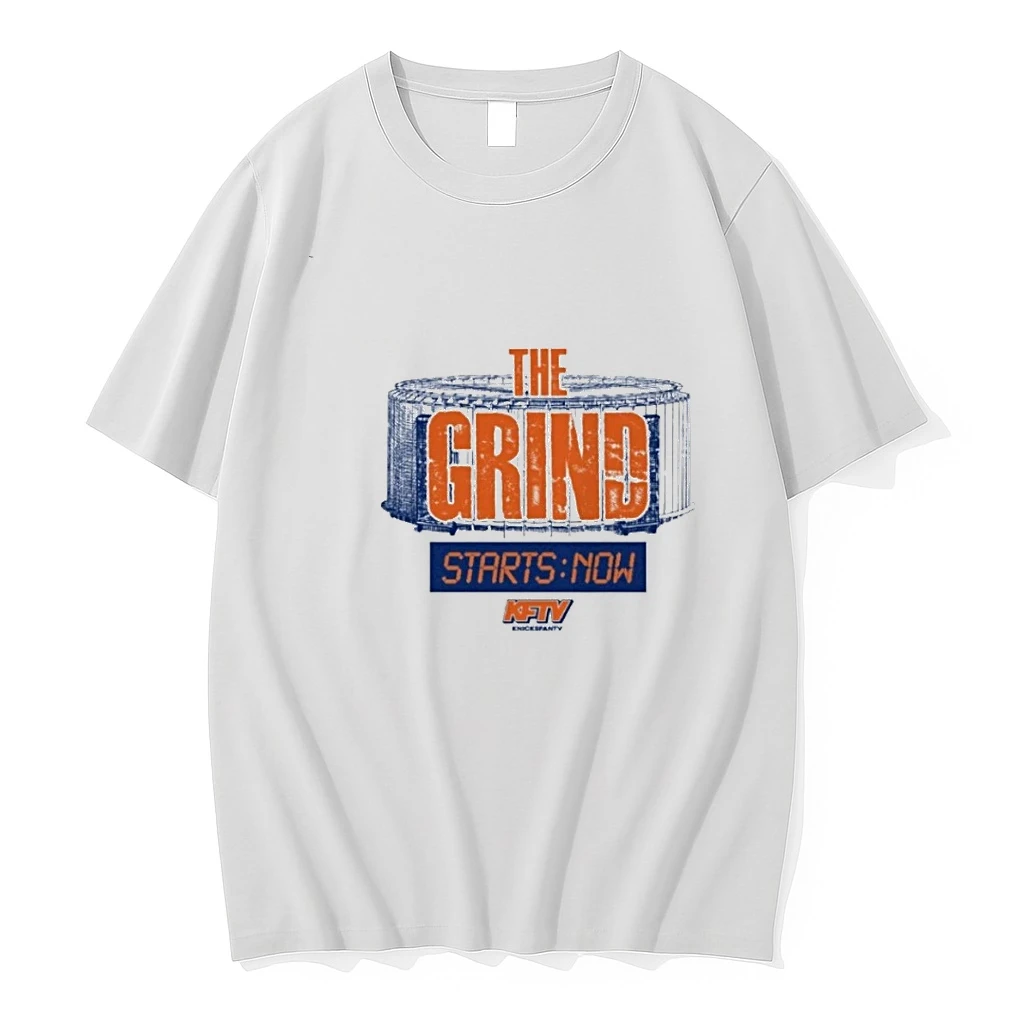 The Grind Starts Now New York Knicks Basketball Nba 2026 00 Shirts