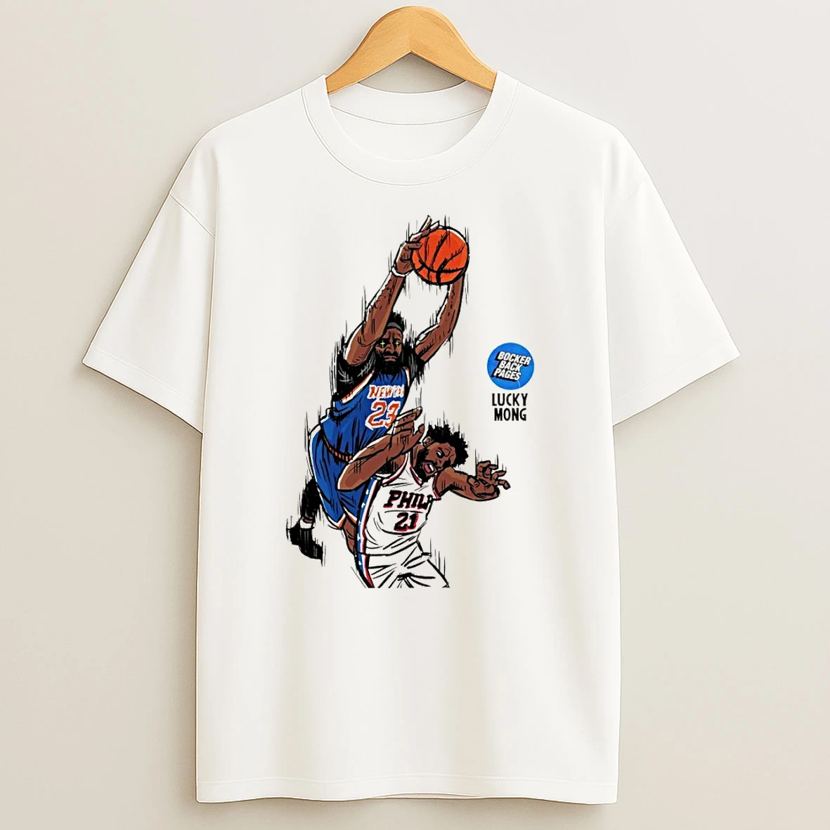 The Knicks Game 4 Joel Embiid Vs Mitchell Robinson Nba Moment Art Shirts