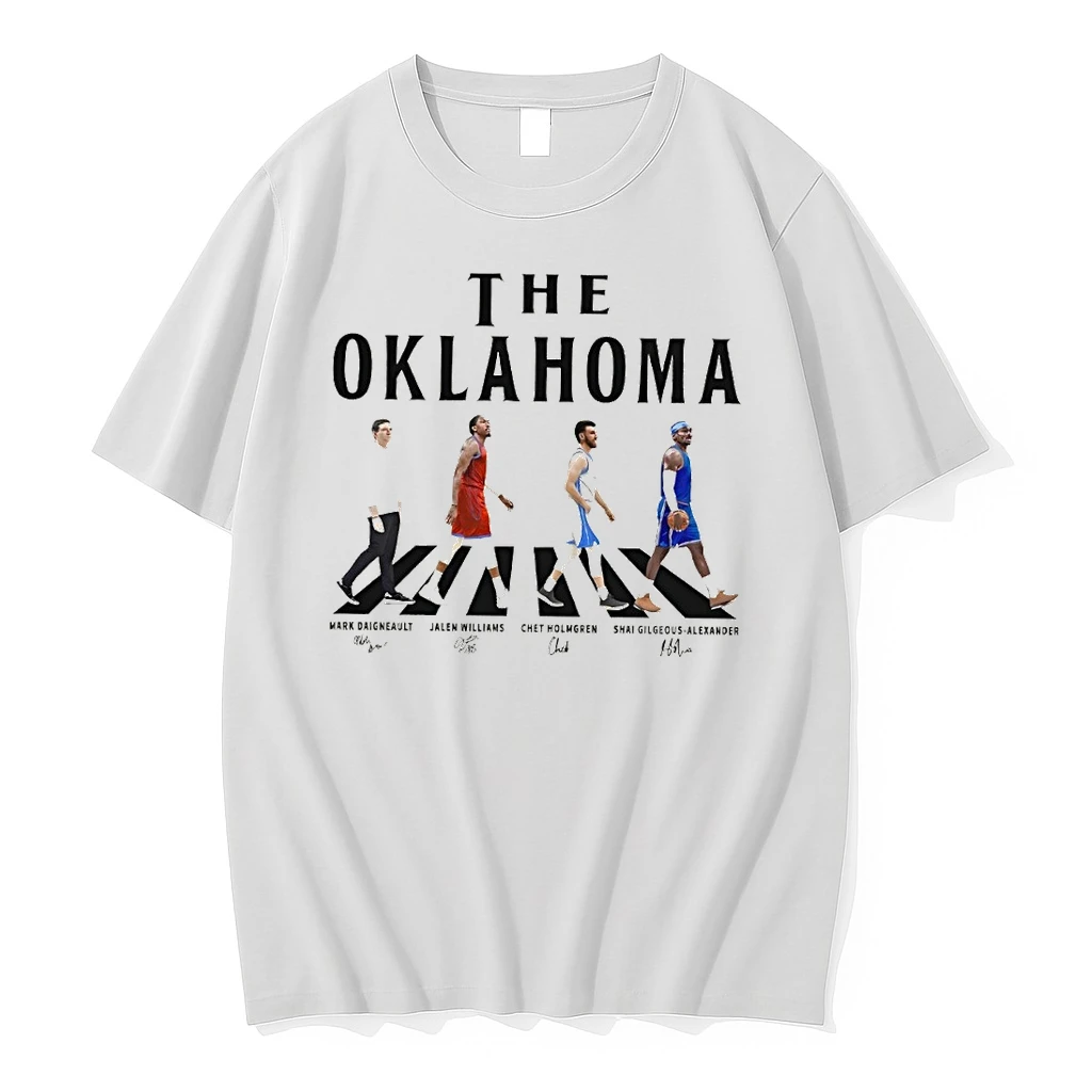The Oklahoma Walking Signatures Jalen Williams Shai Gilgeous Holmgren Shirts