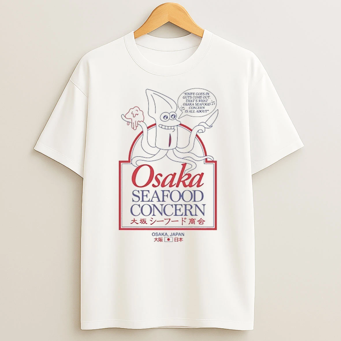 The Simpsons Osaka Seafood Concern Shirts
