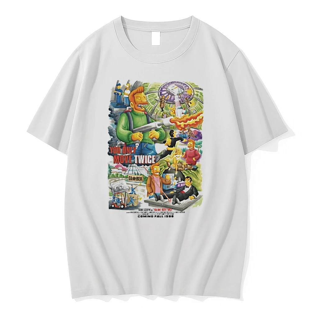 The Simpsons You Only Move Twice Coming Fall 1996 Shirts
