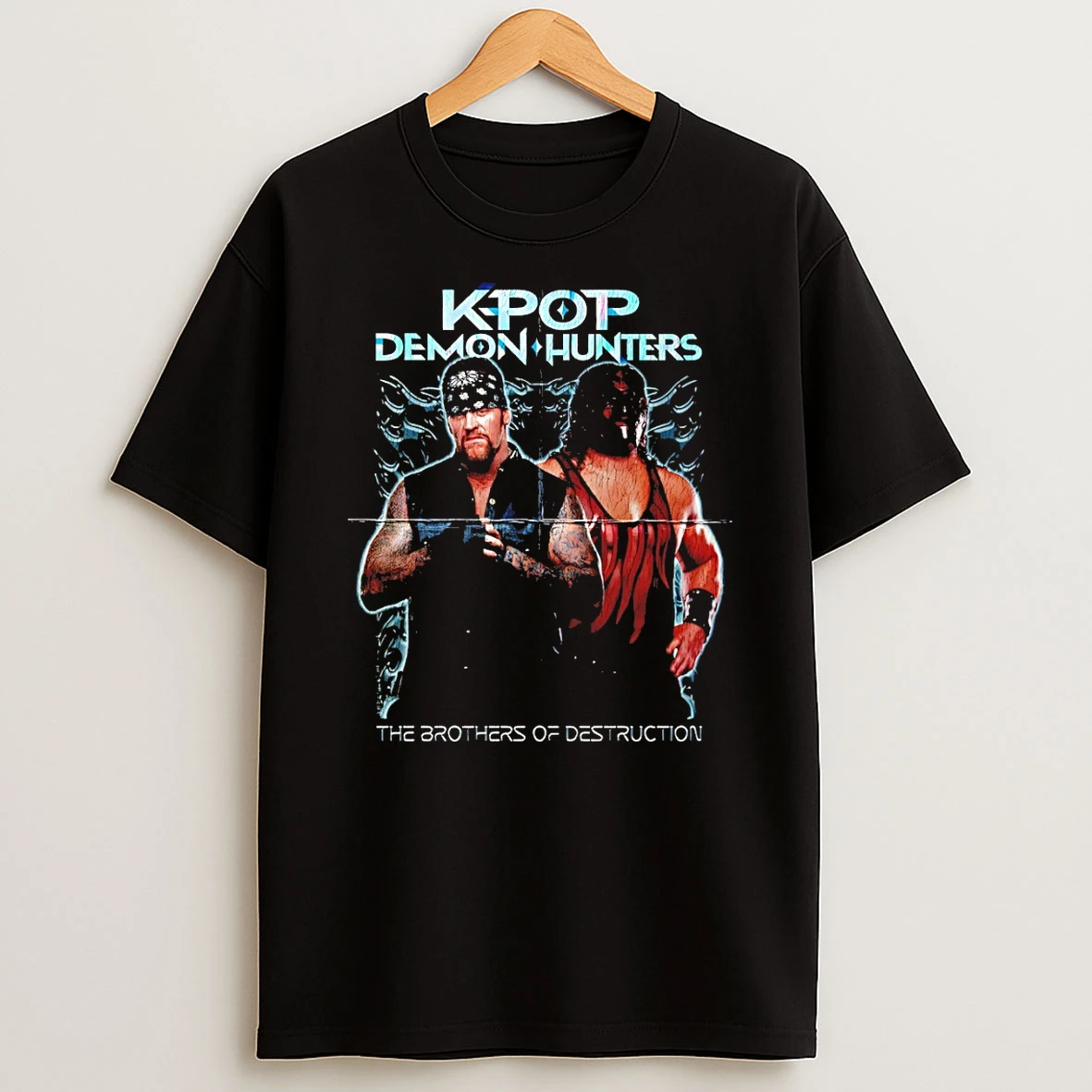 The Undertaker X Kane The Brothers Of Destruction Wwe Kpop Demon Hunters Shirts
