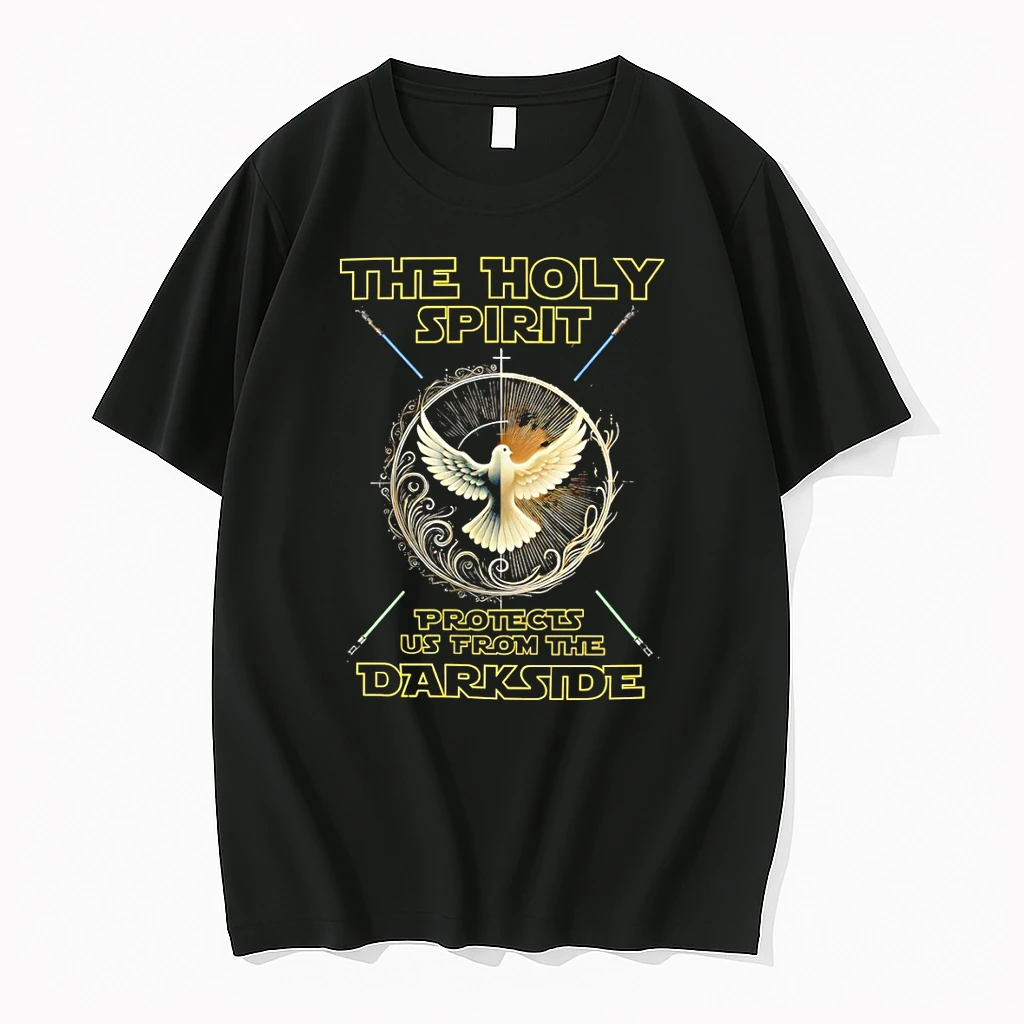 The Holy Spirit Protects Us From The Darkside Funny Christian Shirts