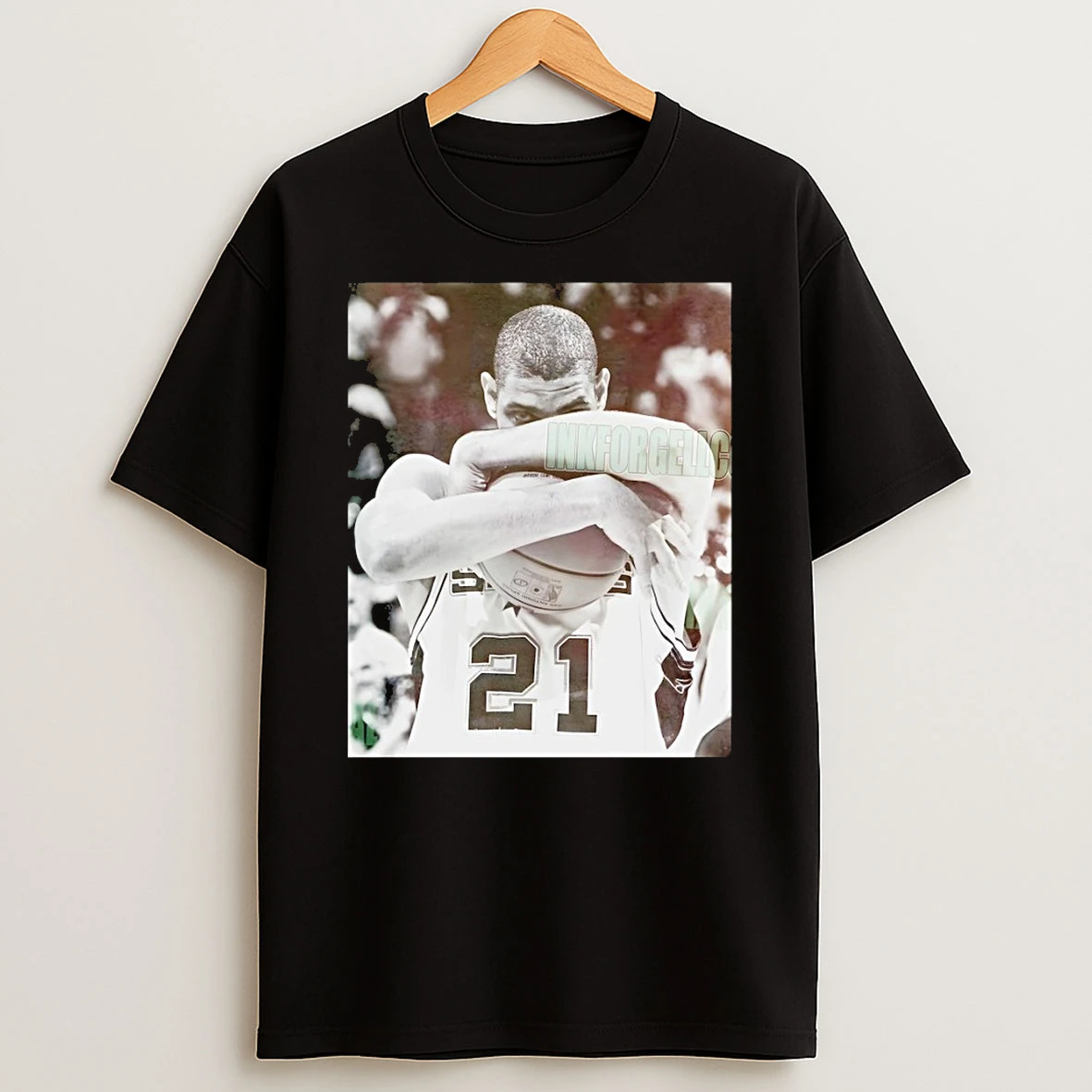 Tim Duncan San Antonio Spurs Basketball Legend Fan Shirts
