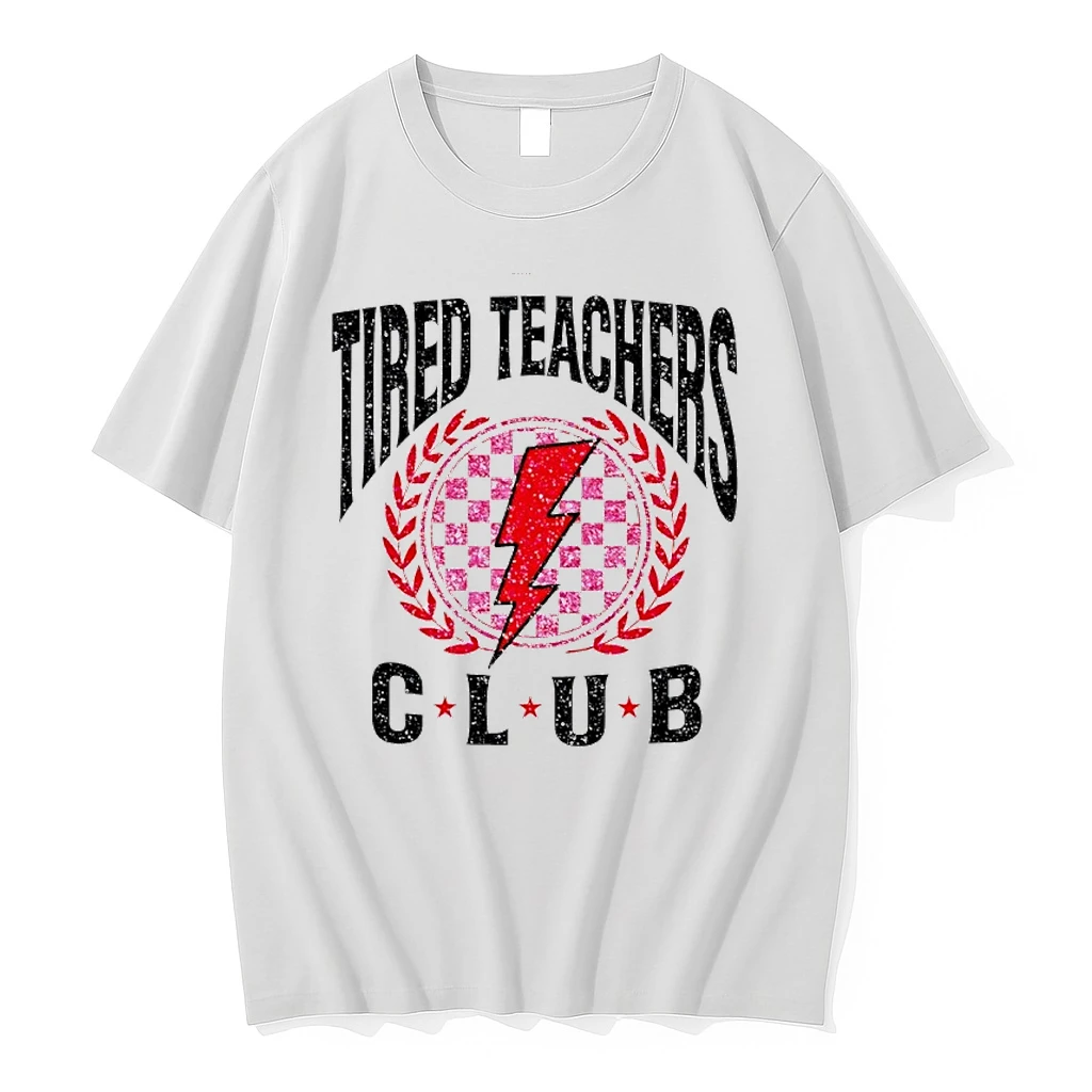 Tired Teachers Club Logo Shirts