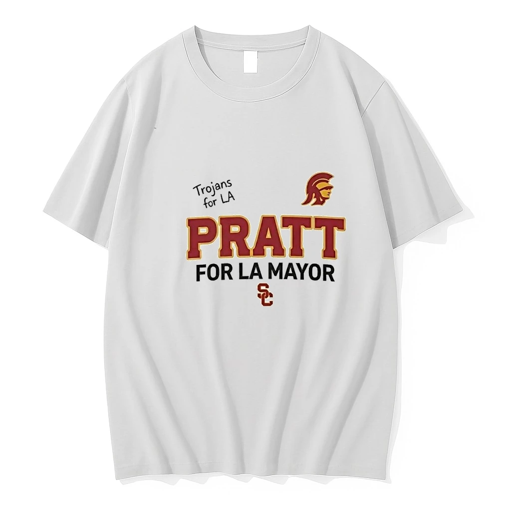 Trojans For La Pratt For La Mayor 00 Shirts