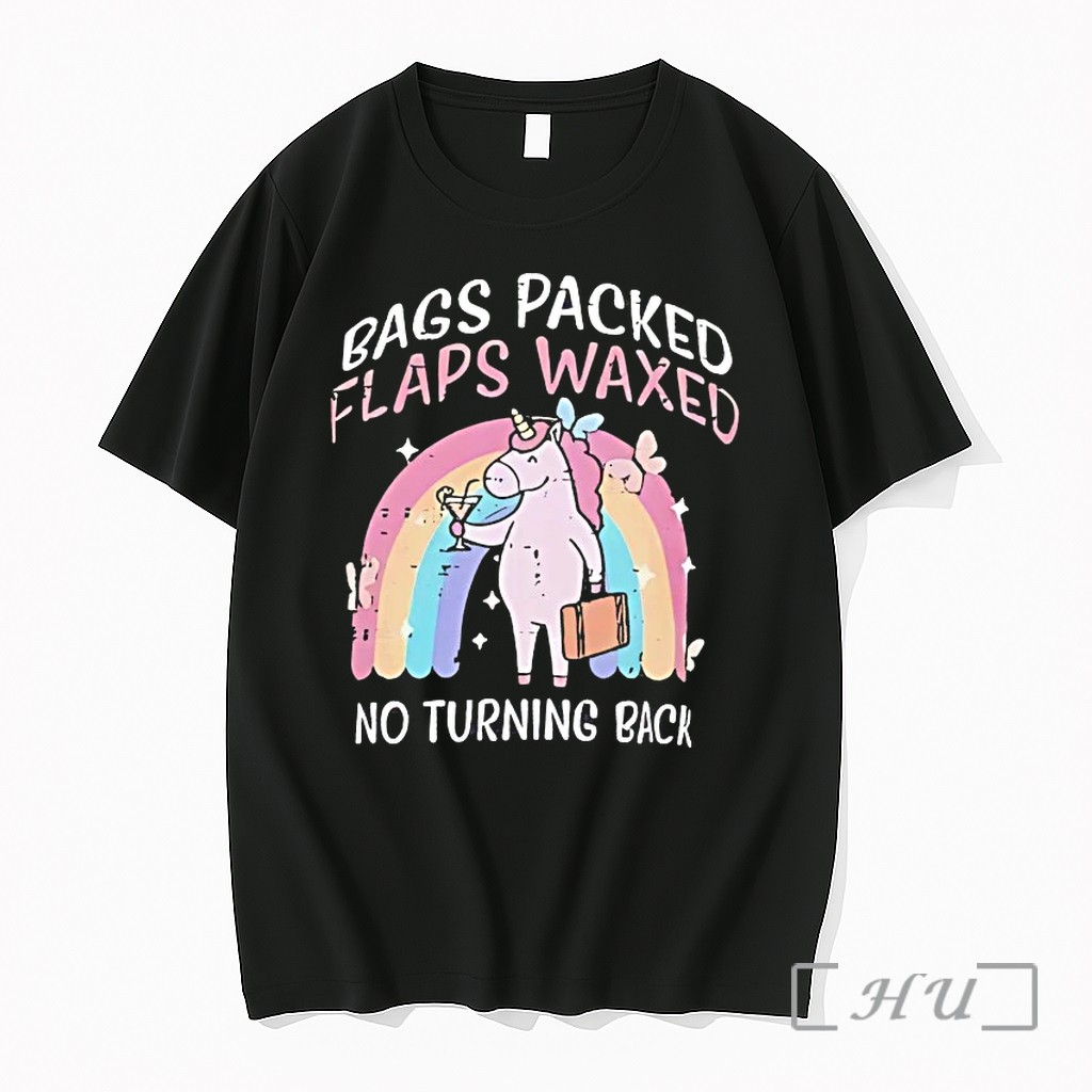 Unicorn Bags Packed Flaps Waxed No Turning Back Shirts