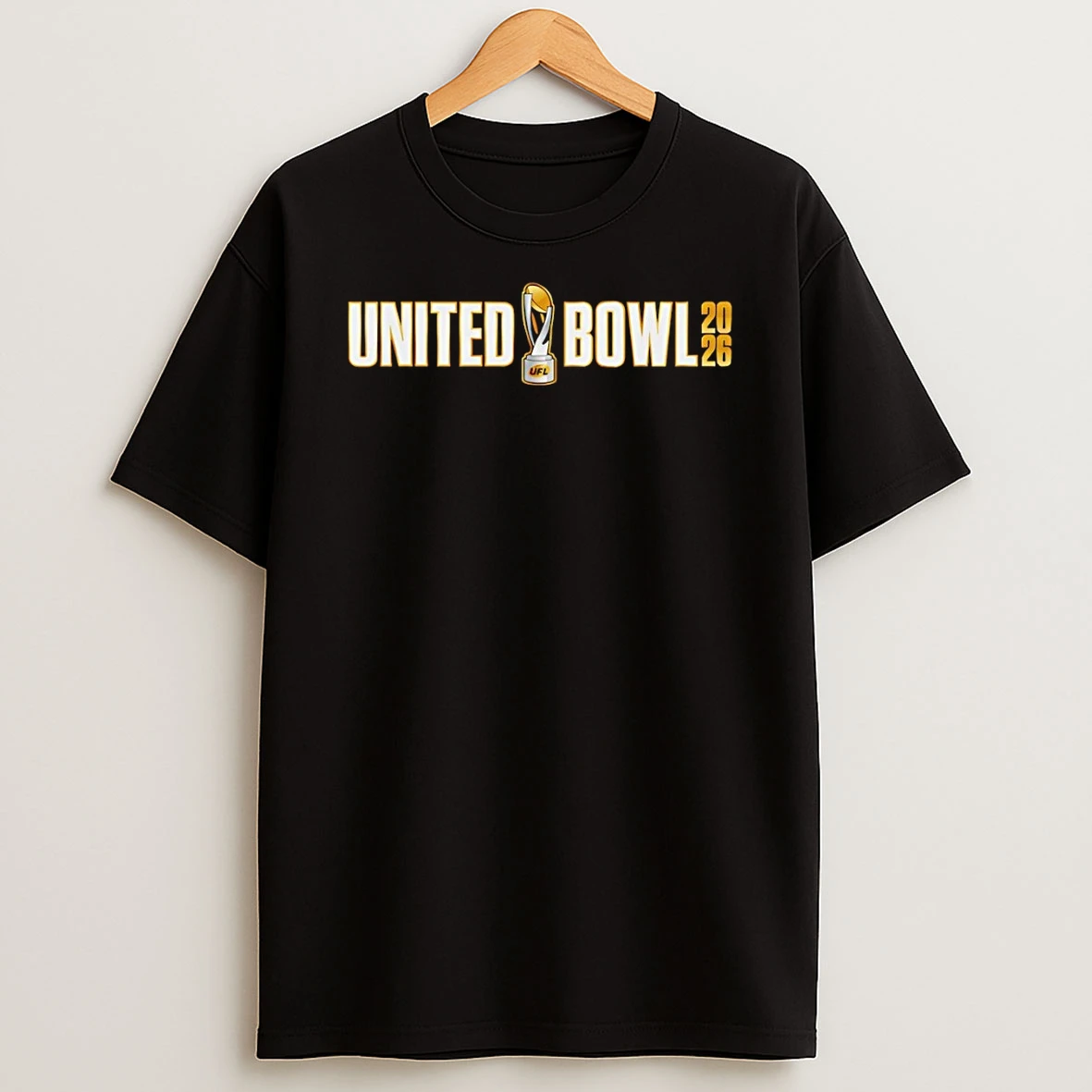 United Bowl Horizontal Logo Ufl 2026 Shirts
