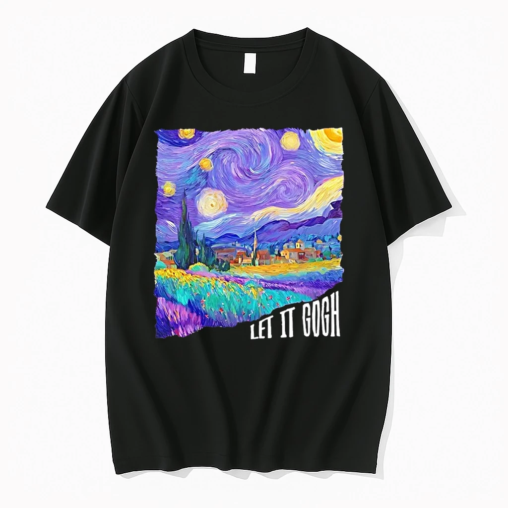 Van Gogh Starry Night Let It Gogh Shirts