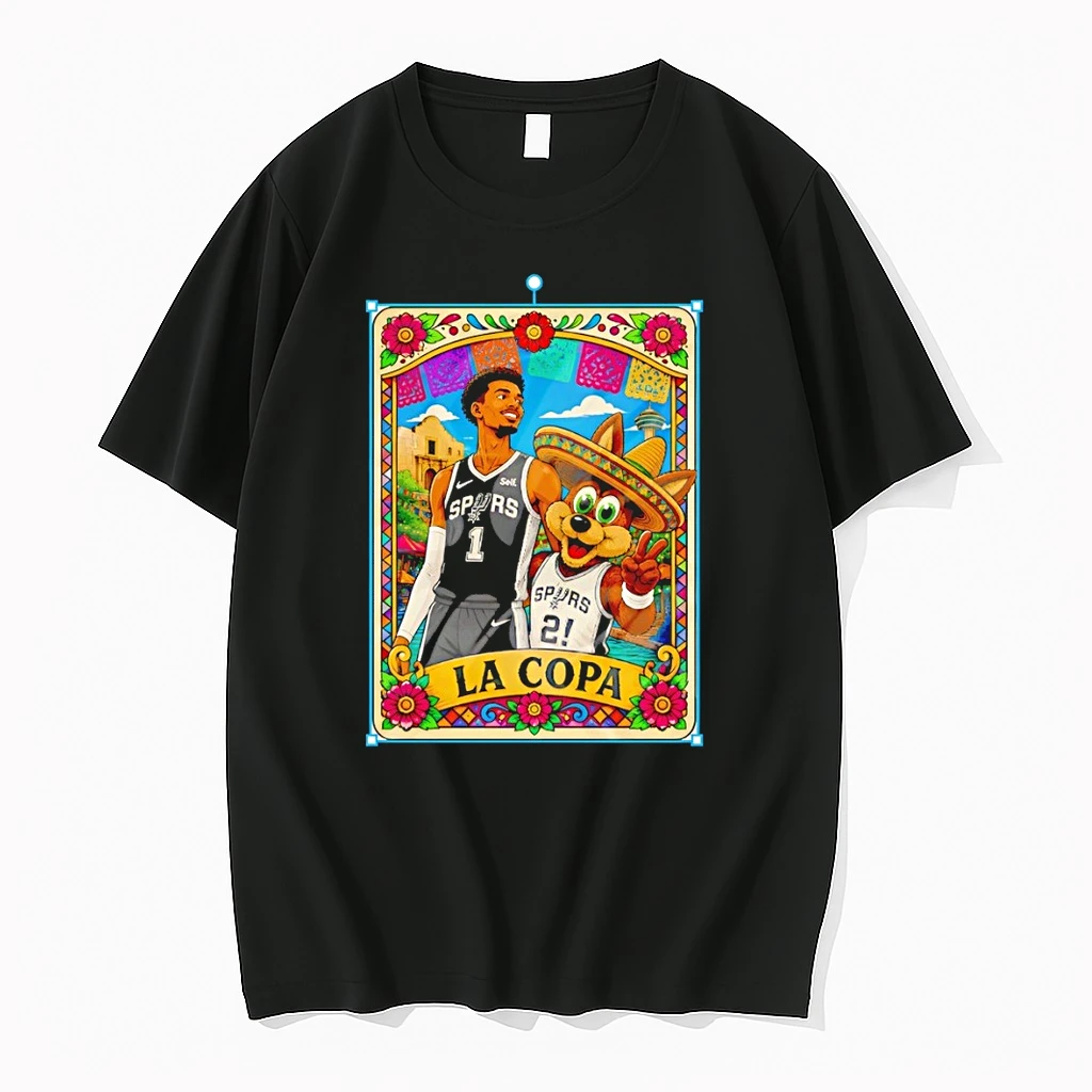Victor Wembanyama Coyote Mexico La Copa San Antonio Spurs Basketball Card Shirts