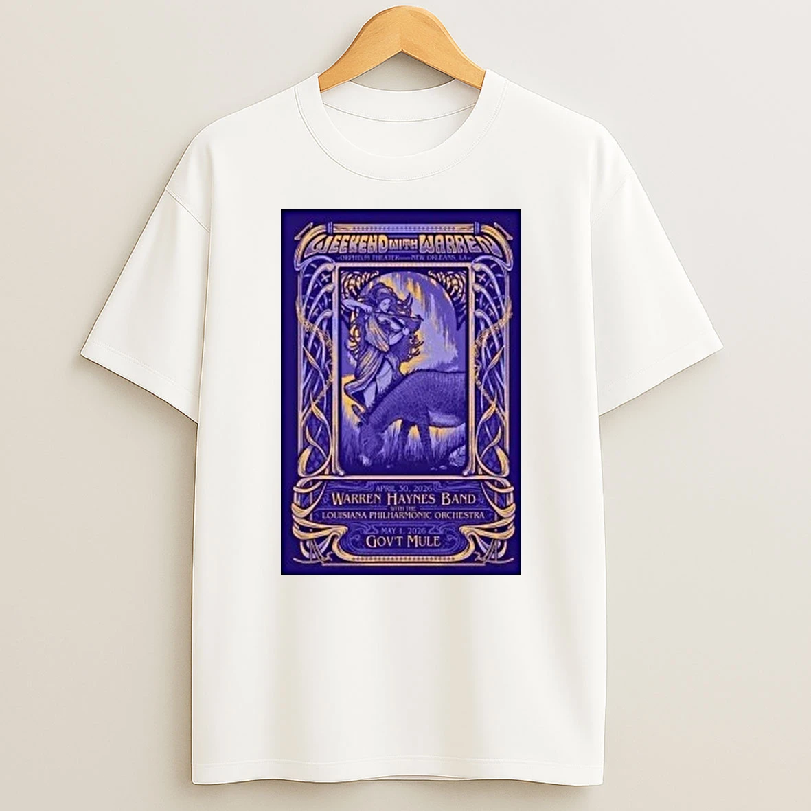 Warren Haynes Apr 30 2026 Louisiana Philharmonic Orchestra Shirts
