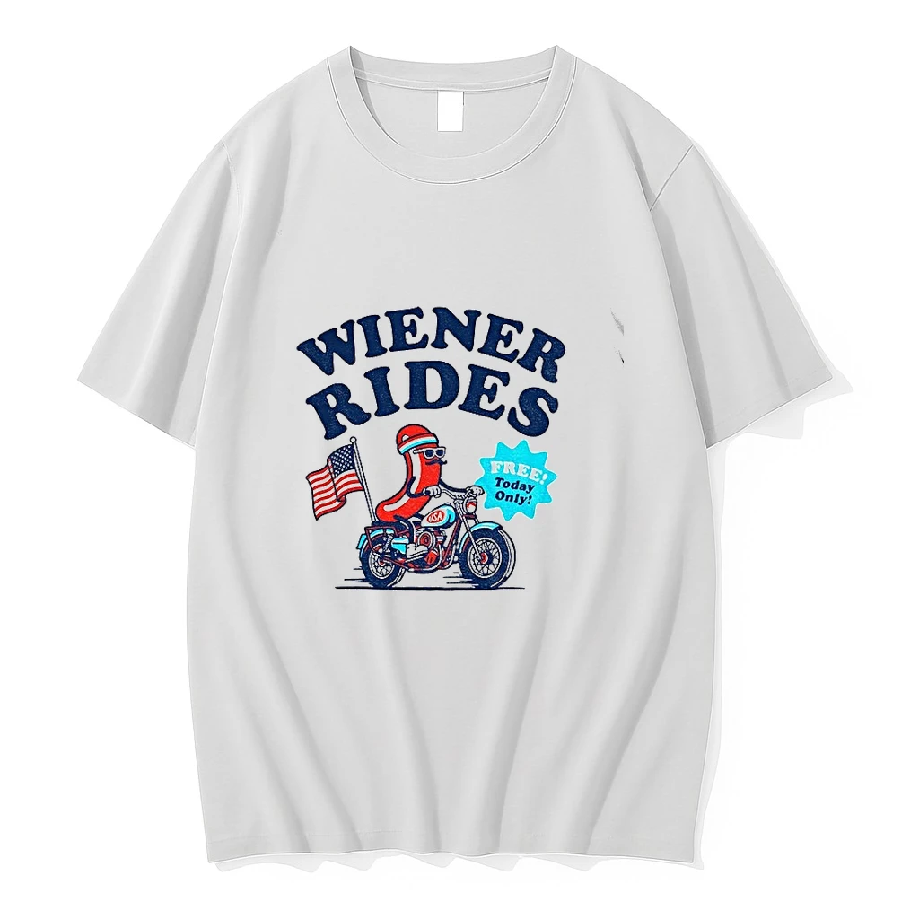 Wiener Rides Free Today Only 4th Of July Independence Day Shirts