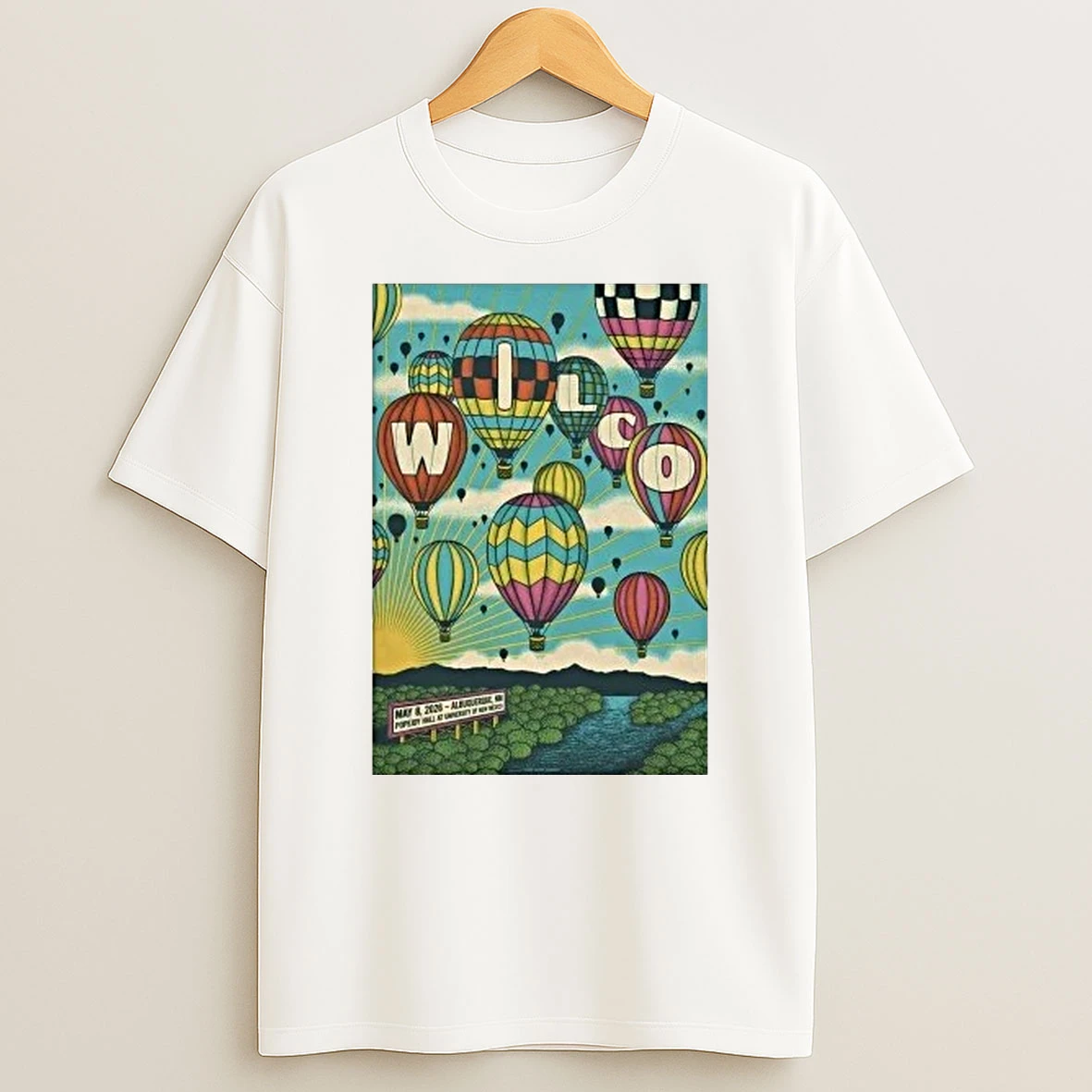 Wilco 5 8 2026 Albuquerque Nm Shirts