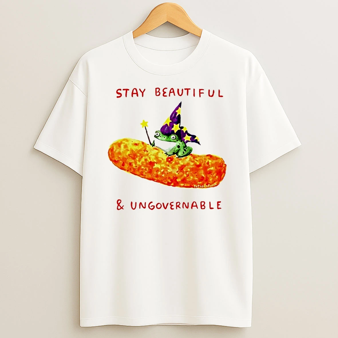 Wnc8akiy Wizard Frog Cheese Stay Beautiful Ungovernable Shirts