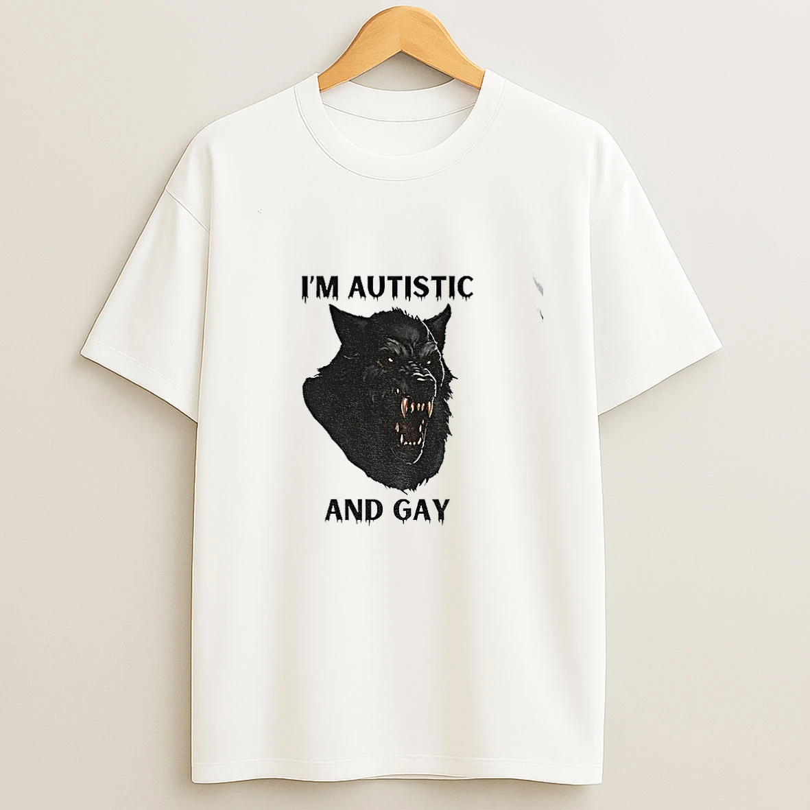 Wolf Im Autistic And Gay Lgbt Shirts