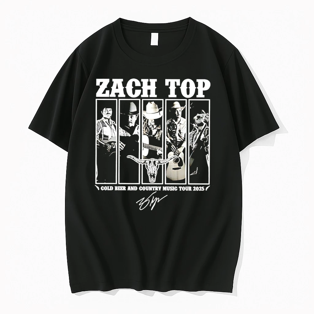 Zach Top Cold Beer And Country Music Tour 2025 Signature Shirts