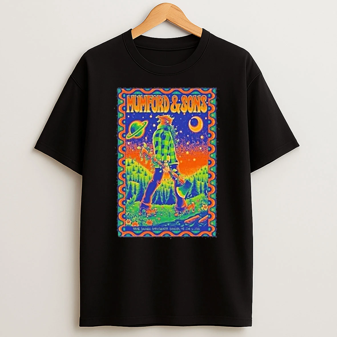 2026 Mumford And Sons Jun 16 2026 Bangor Navy Tour Shirts