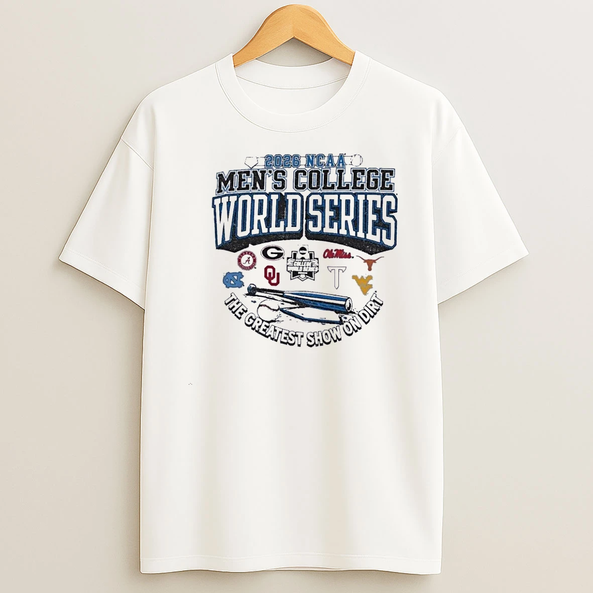 8 Team June 12 21 22 2026 Mens College World Series Shirts