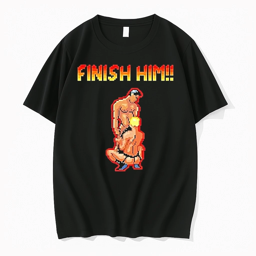 8bit Gamer Gay Lgbt Finish Him 2026 Shirts Shirts