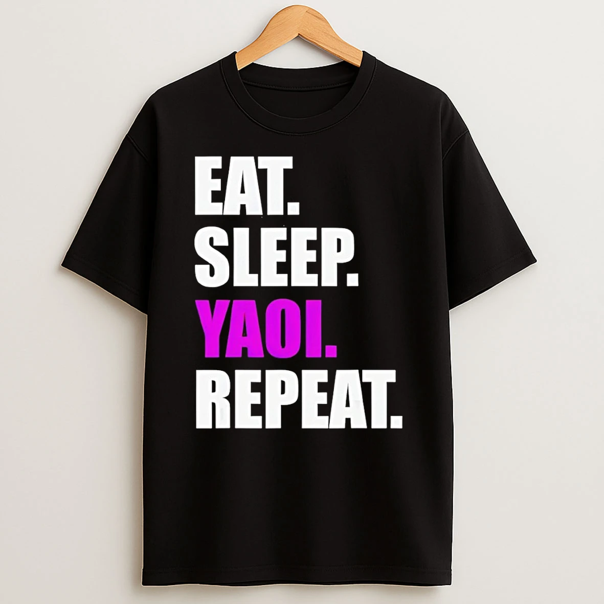 Anime Fan Clothing Eat Sleep Yaoi Repeat Shirts