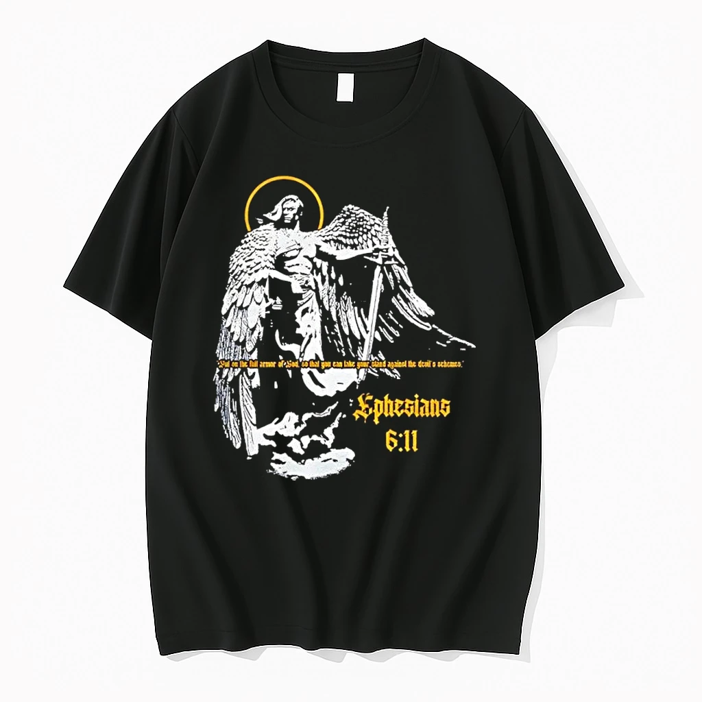 Archangel Michael Bible Ephesians 6 11 Put On The Full Armor Of God Shirts