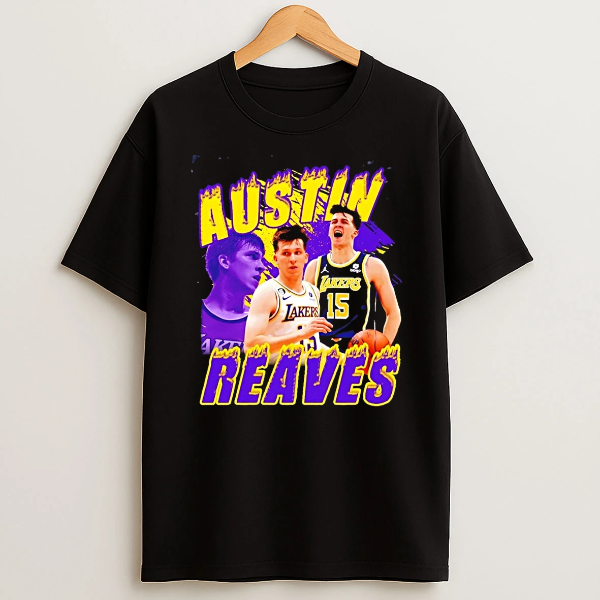 Austin Reaves Los Angeles Lakers Basketball Nba Graphic 2026 Shirts