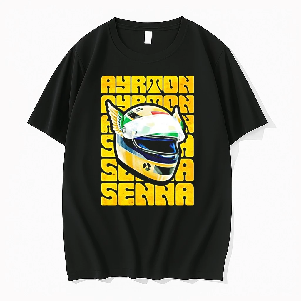 Ayrton Senna Helmet Racing Driver Shirts