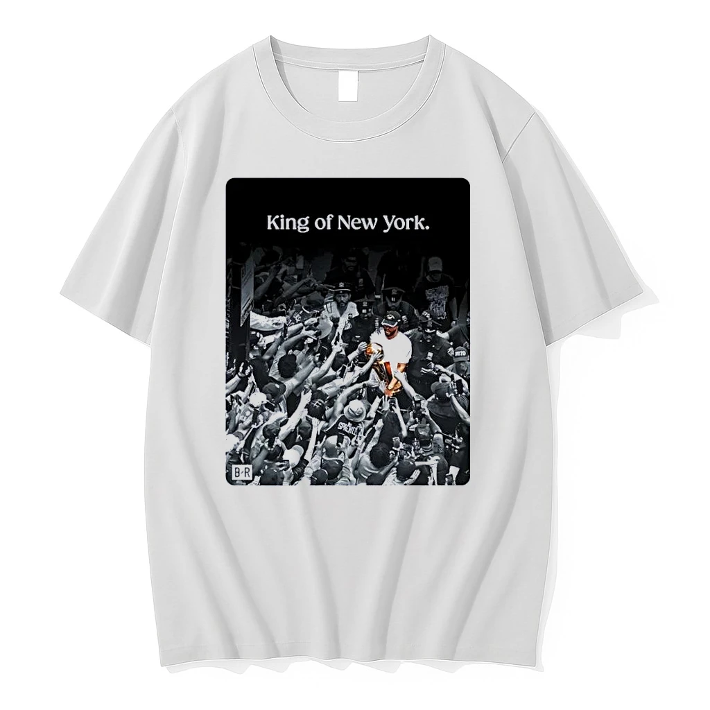 Br King Of New York Jalen Brunson Nba Championship Trophy White Shirts