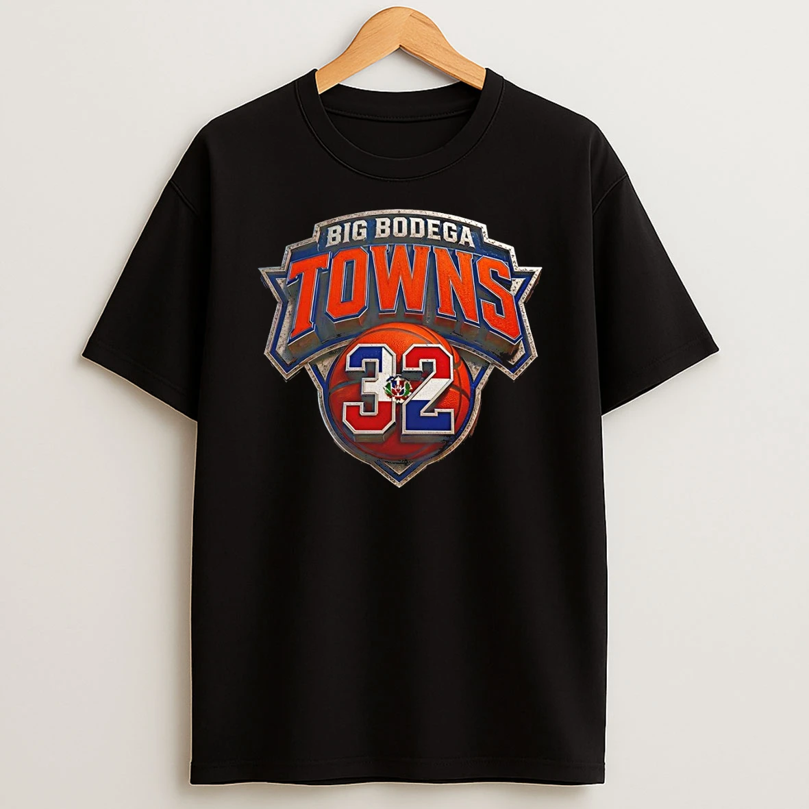 Big Bodega Towns 32 Karl Anthony Towns New York Knicks 2026 Champions Parody Logo Shirts