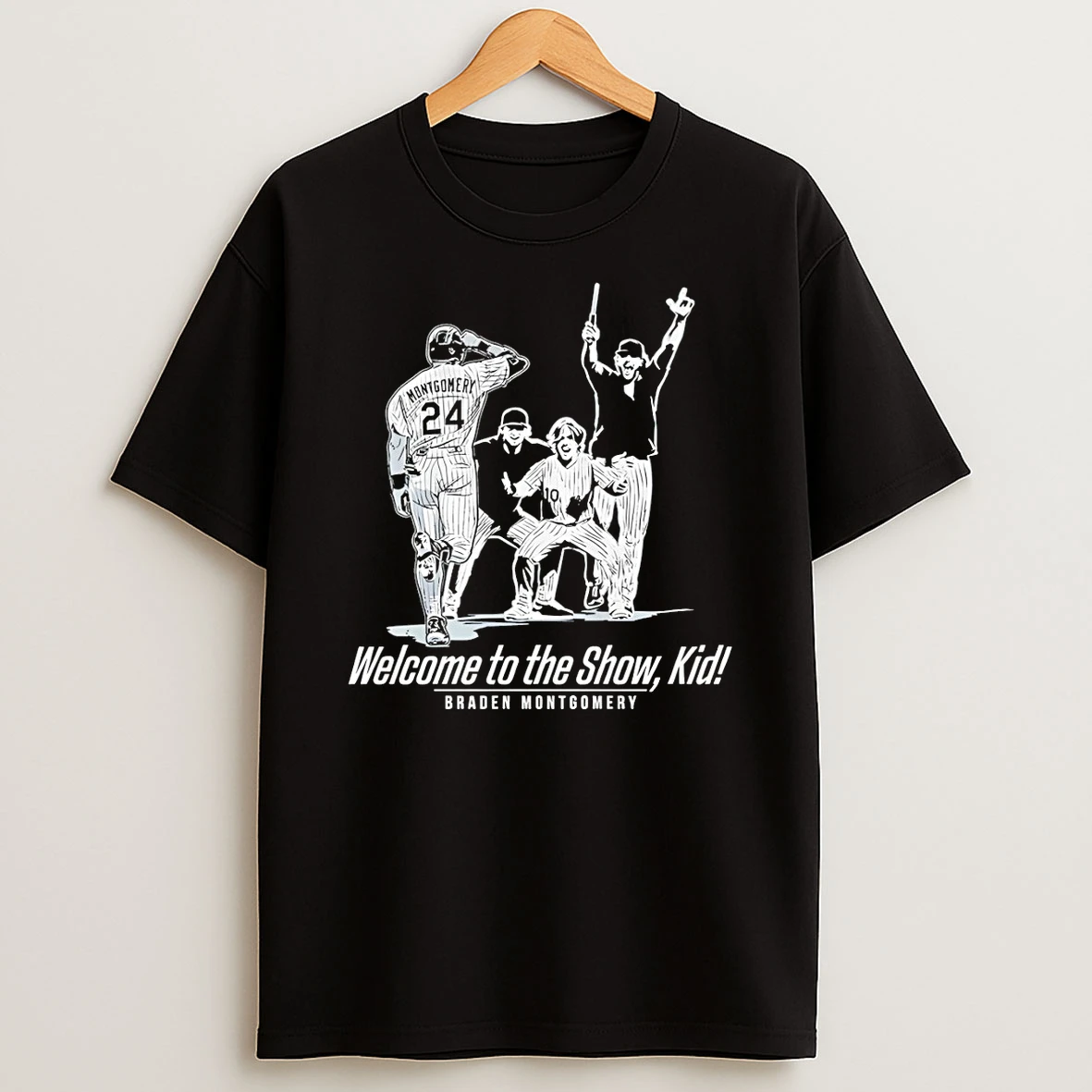 Braden Montgomery Chicago White Sox Baseball Welcome To The Show Kid 2026 Shirts
