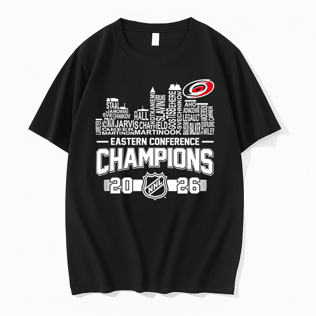 Carolina Hurricanes Hockey 2026 Stanley Cup Final Champions City Skyline Names Shirts
