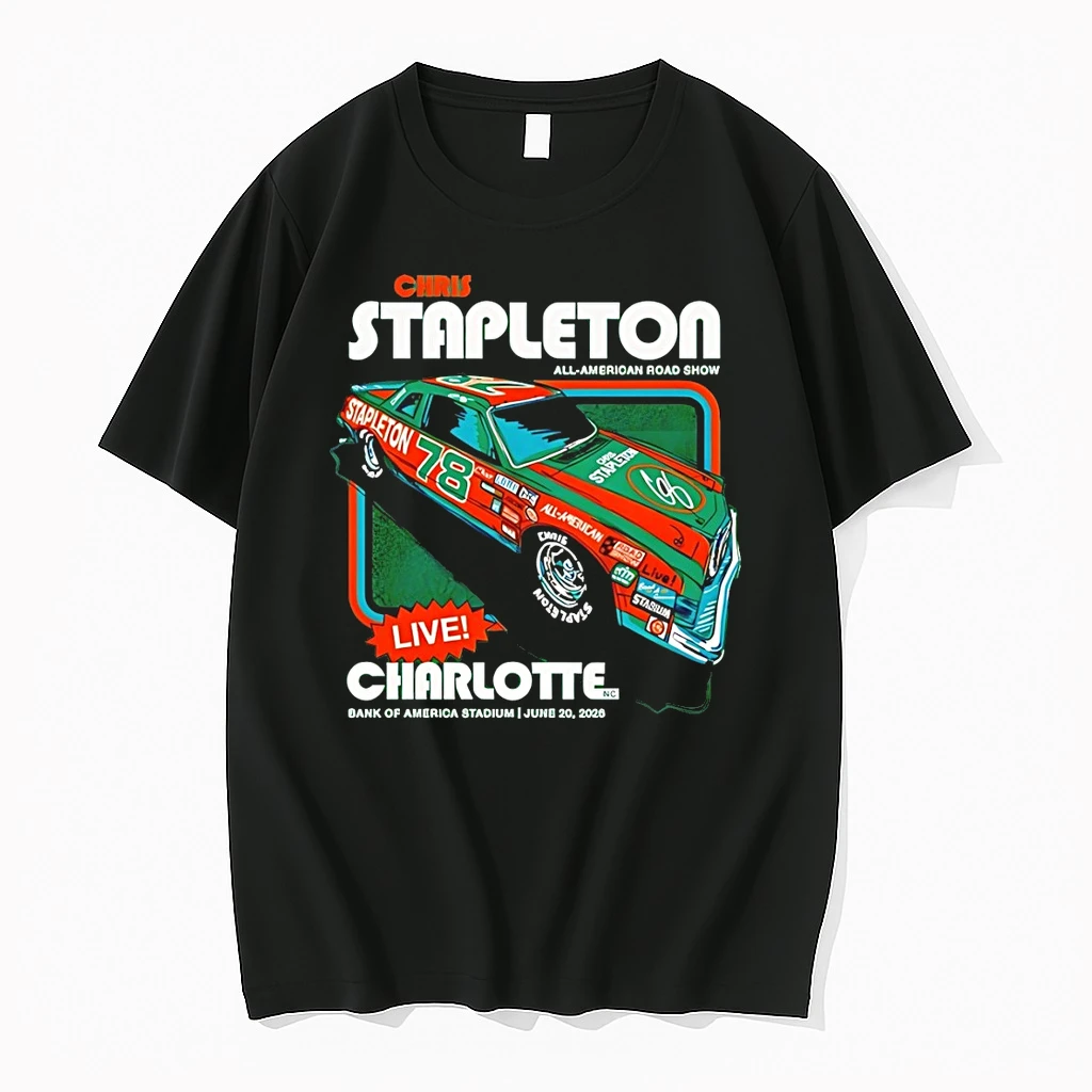 Chris Stapleton Nascar All American Road Show Charlotte Concert 2026 Shirts