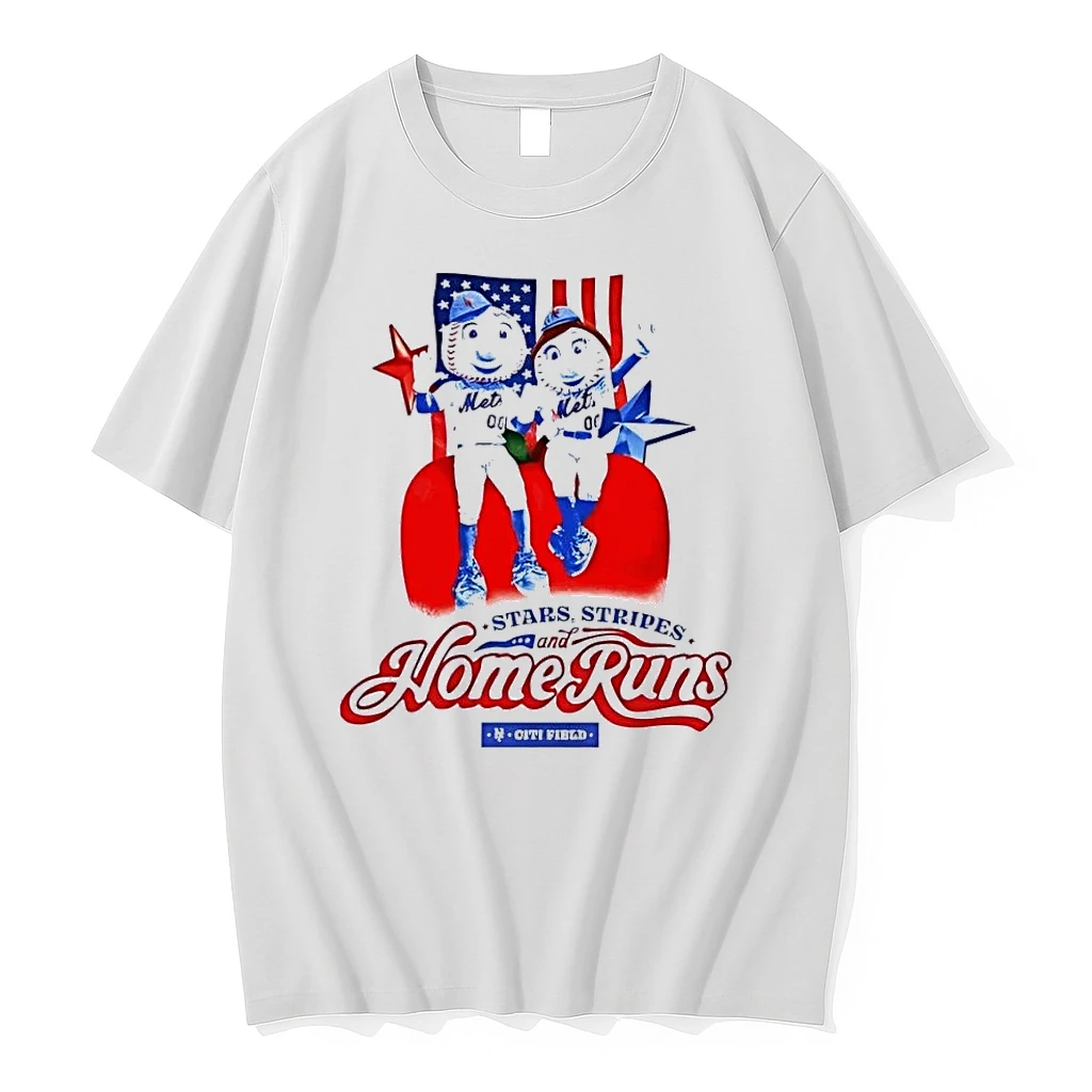 Citi Field Stars Stripes And Home Runs Mr And Mrs Met New York Mets White Shirts