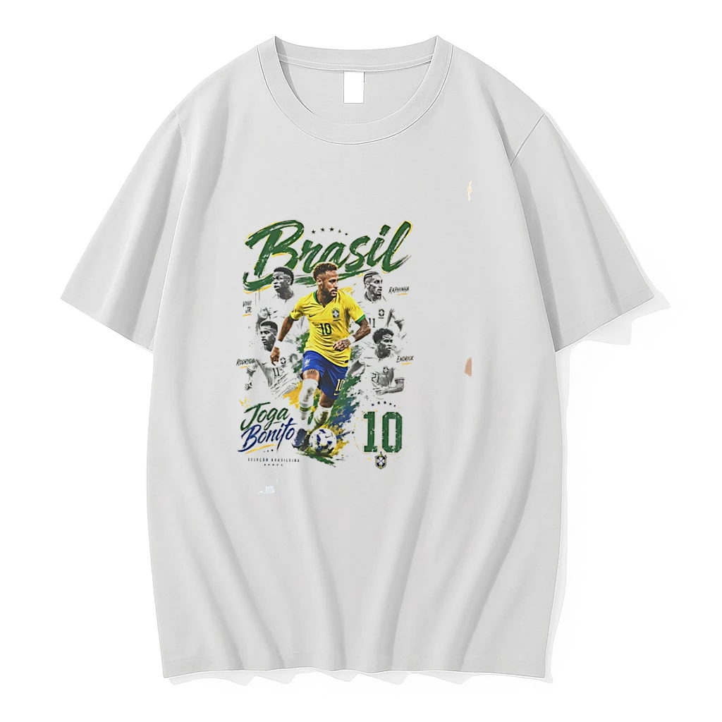 Classic Brasil World Cup 2026 Neymar Jr And Teammates Graphic Tee T Shirts