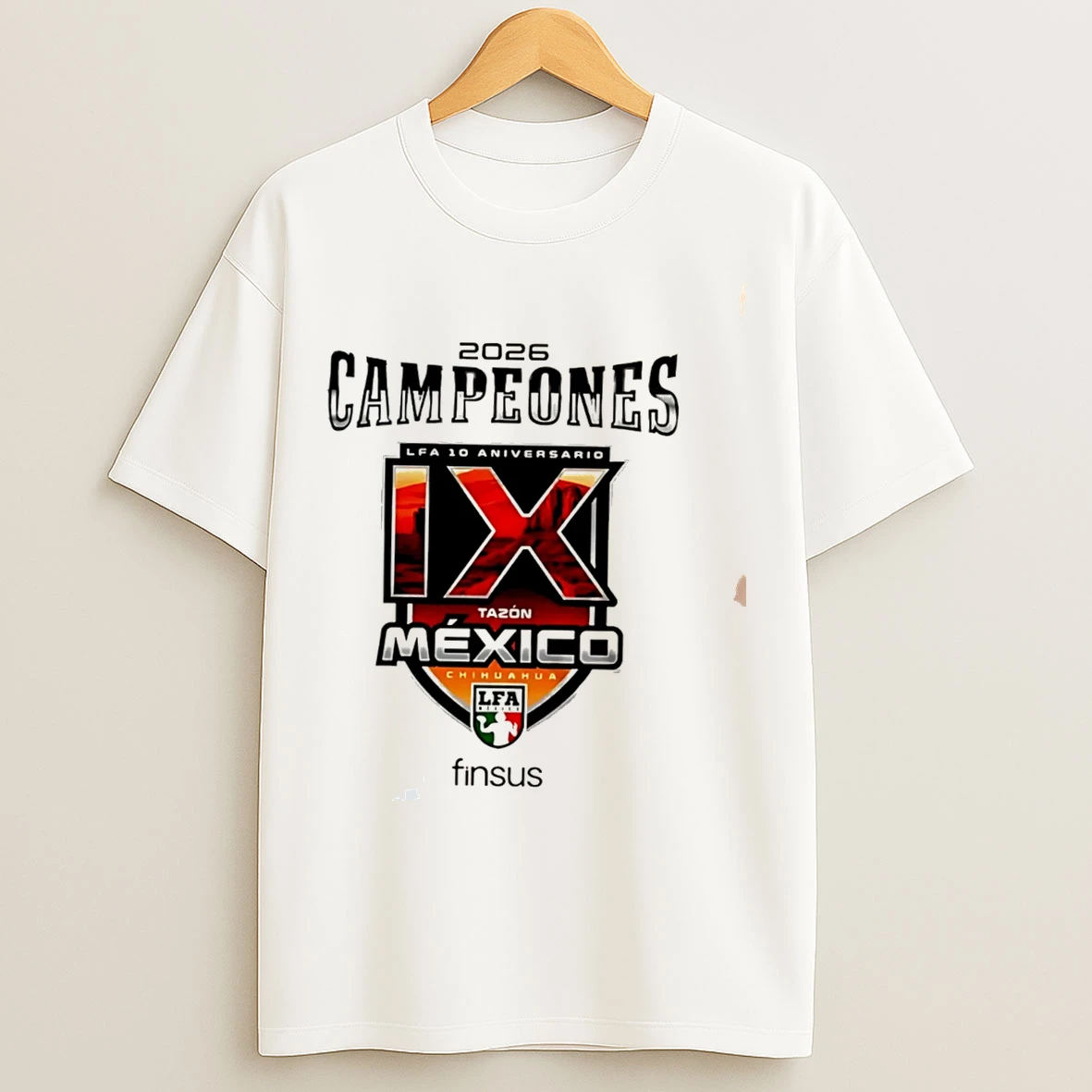Classic Caudillos De Chihuahua Campeones Del Tazon Mexico Ix 2026 Playera Conmemo Tee T Shirts