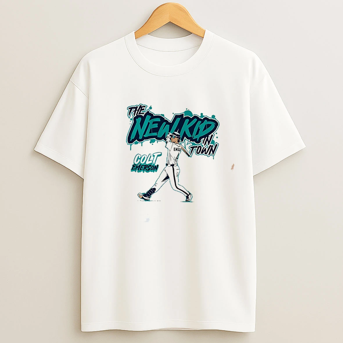Classic Colt Emerson Seattle Mariners The New Kid In Town Tee T Shirts
